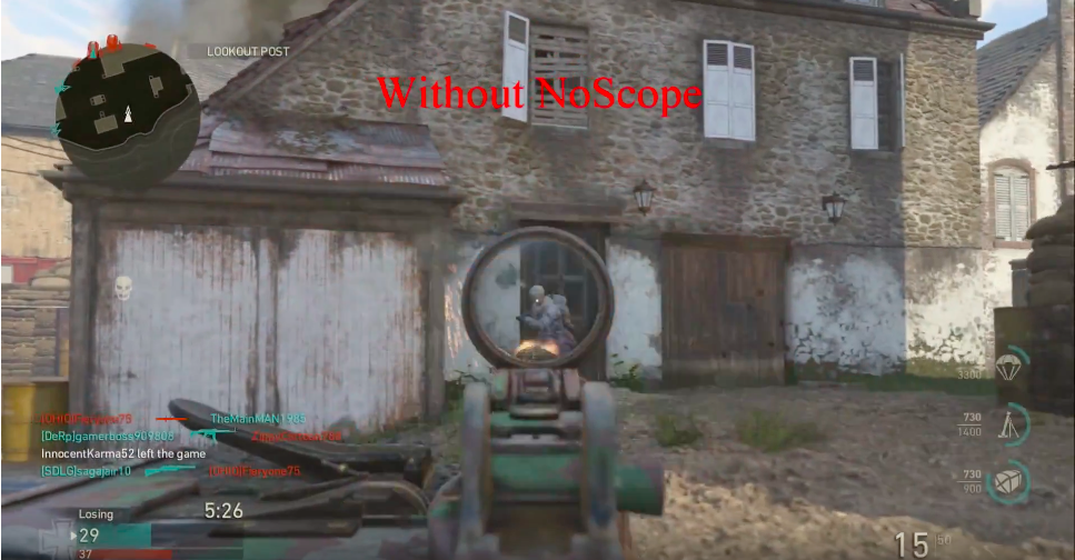 Battlefield 1 - without NoScope