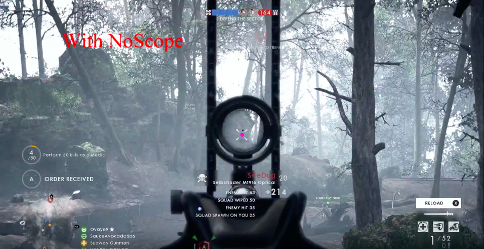 Battlefield 1 #2 - with NoScope